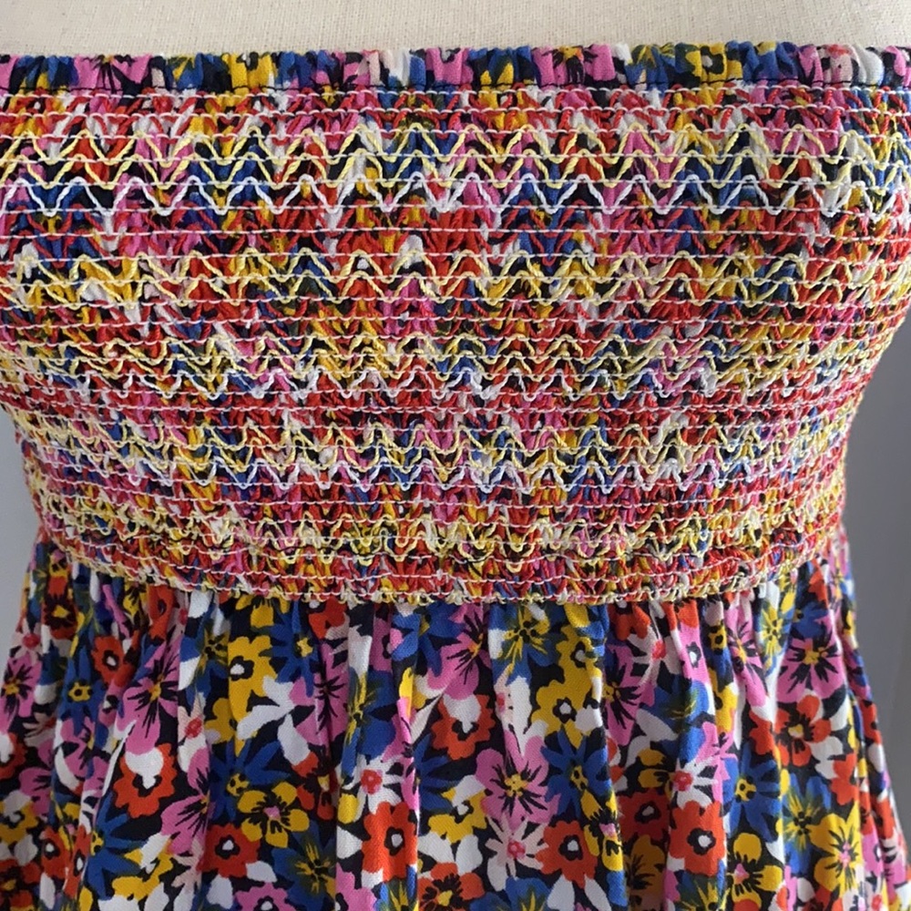 NWT UO Charlotte Smocked Ruffled Babydoll Top - Picture 4 of 10